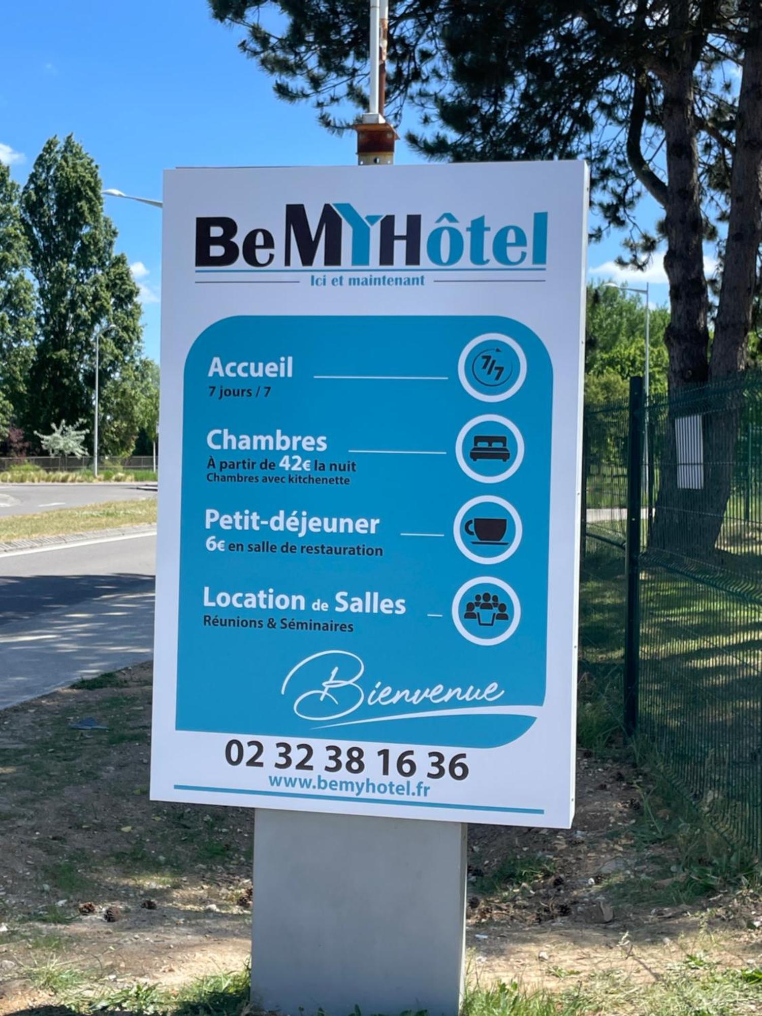 Be Myhotel Evreux Bagian luar foto